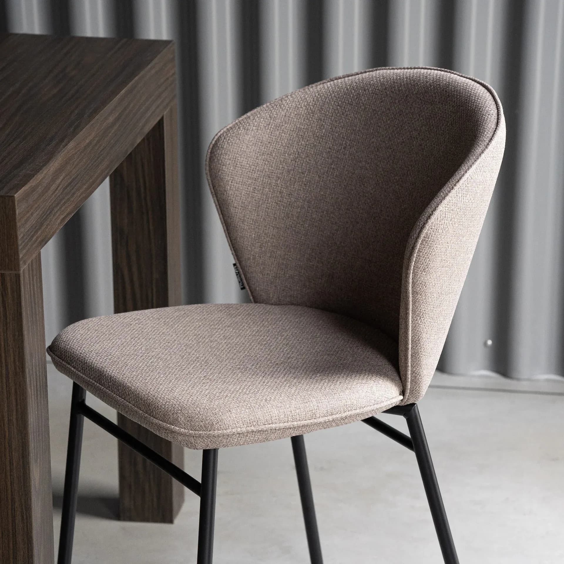 Chaises Rossella, anthracite, lot de deux, 174,06€