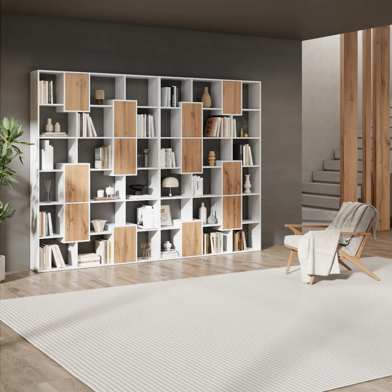 Lacopo L, frêne blanc avec portes bois rustique, 807,81€