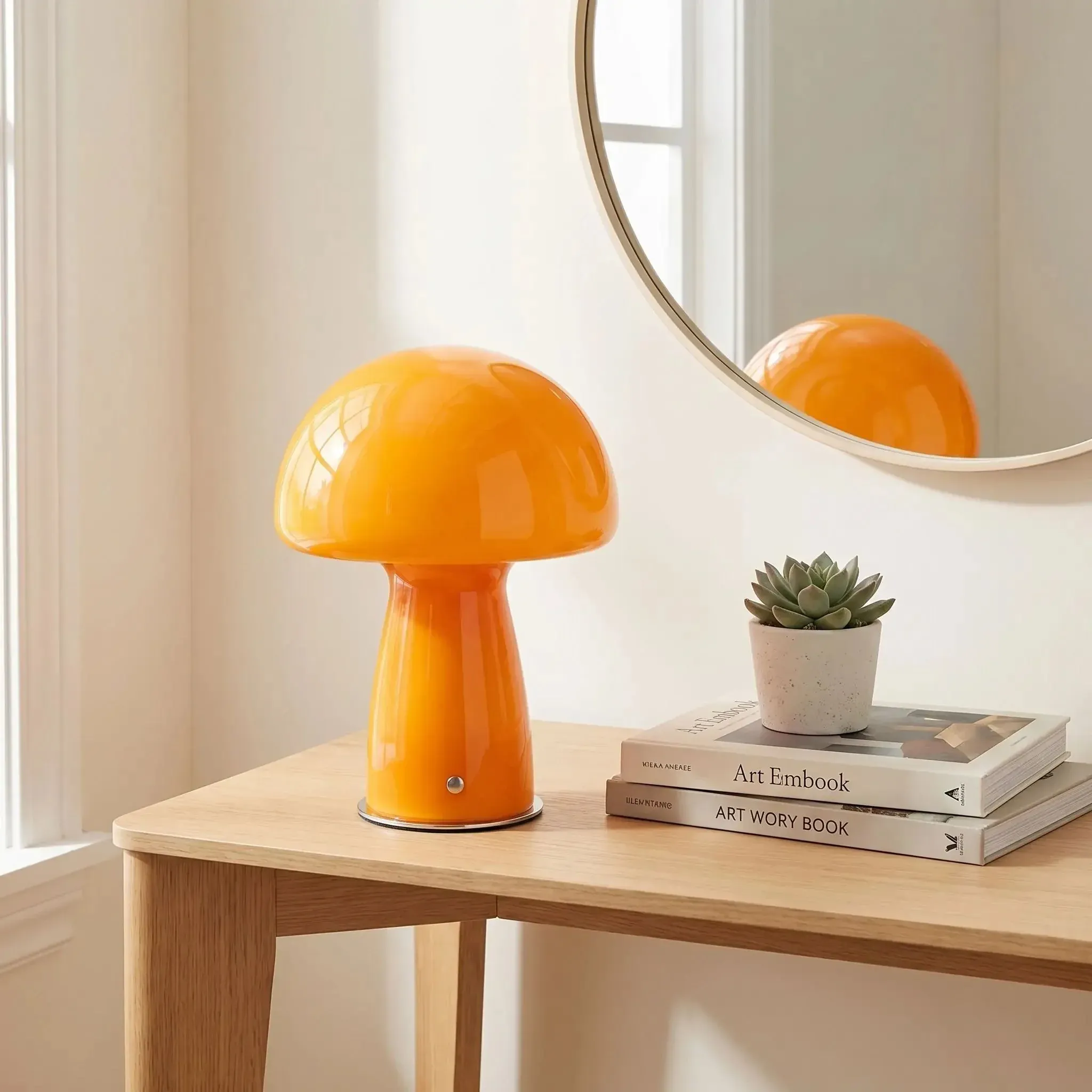 lampe-champignon-orange-couleur-orange-sur-table-vintage-70.webp